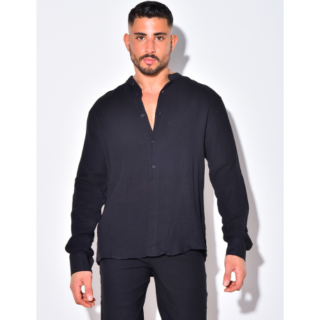 Chemise manches longues à col rond Chemise manches longues à col rond