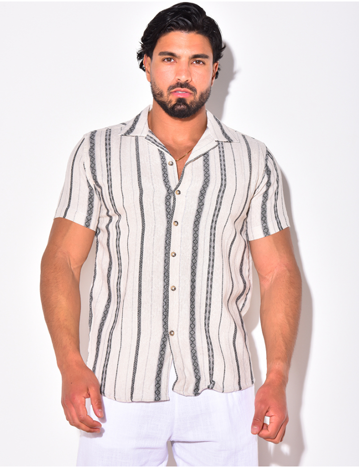 Chemise à rayures