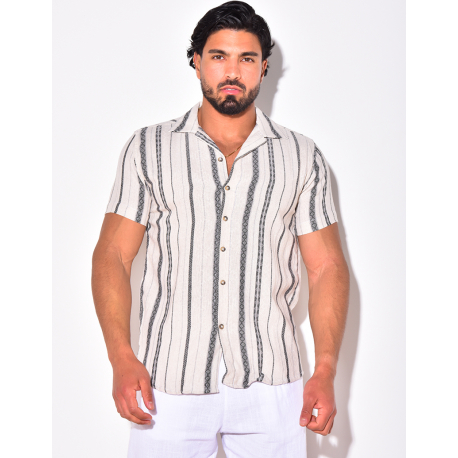 Chemise à rayures