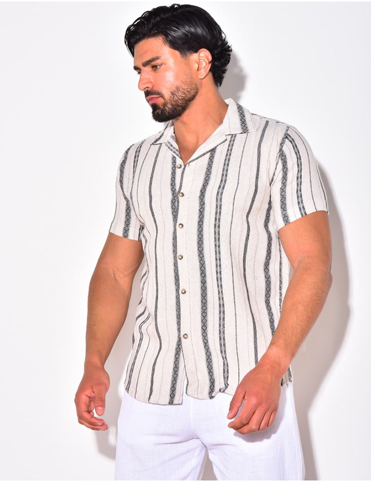 Chemise à rayures