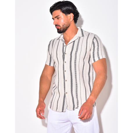 Chemise à rayures