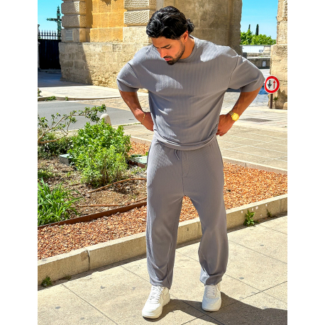 Ensemble pantalon et t-shirt côtelé Ensemble pantalon et t-shirt côtelé