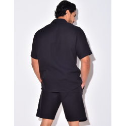 Ensemble short en chemise en lin Ensemble short en chemise en lin