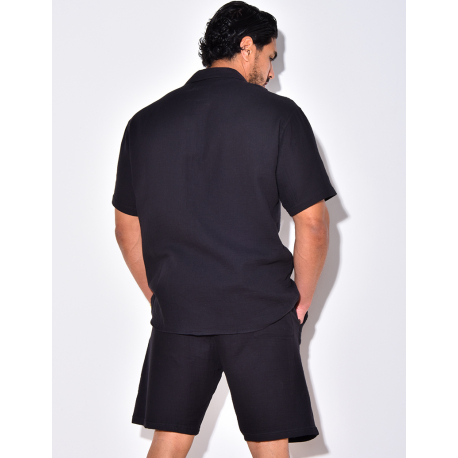 Ensemble short en chemise en lin Ensemble short en chemise en lin