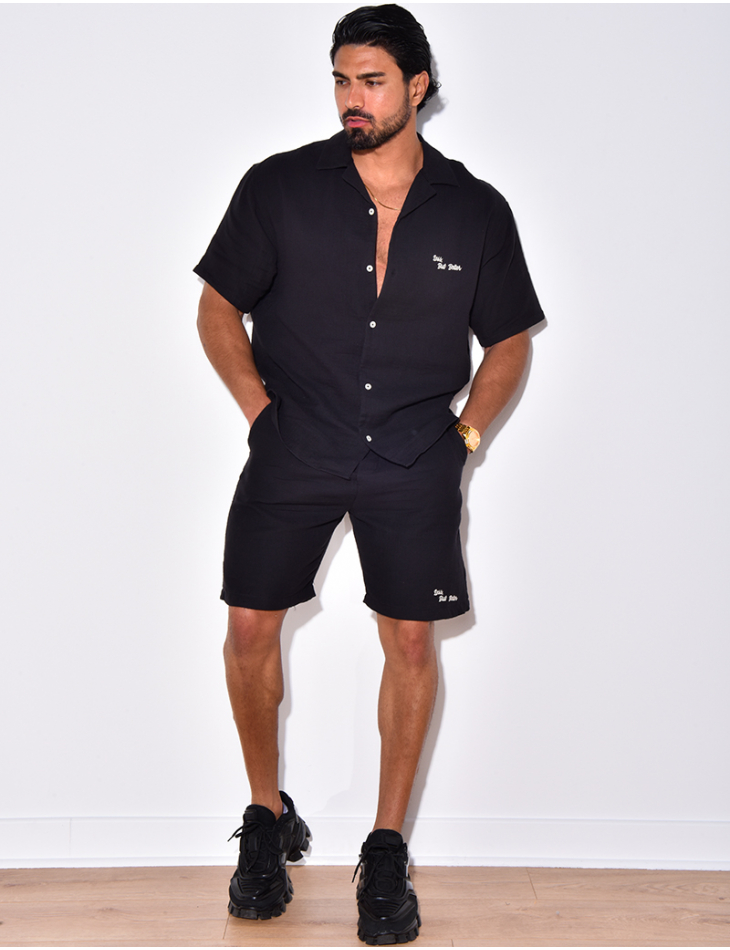 Ensemble short et chemise "Less But Better" Ensemble short et chemise "Less But Better"