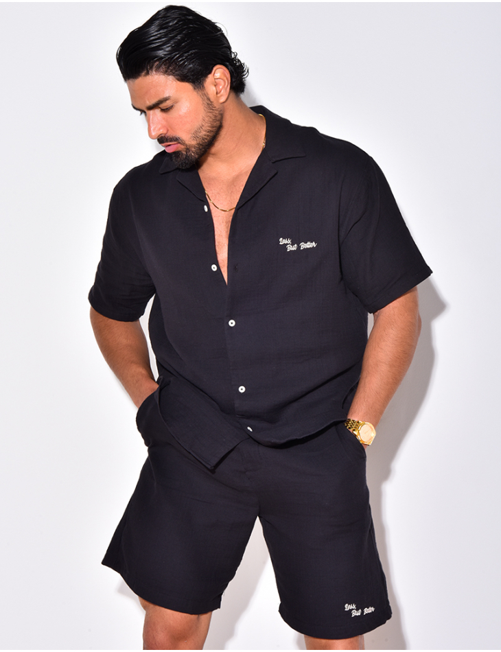 Ensemble short et chemise "Less But Better" Ensemble short et chemise "Less But Better"