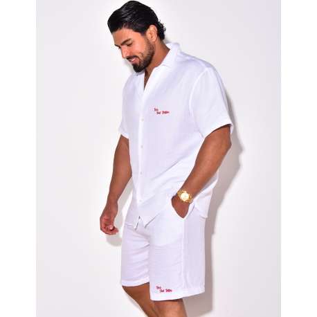 Ensemble short et chemise "Less But Better" Ensemble short et chemise "Less But Better"