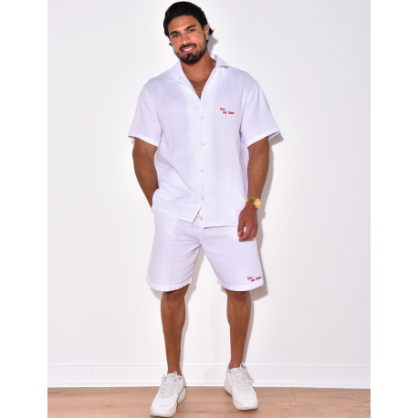 Ensemble short et chemise "Less But Better" Ensemble short et chemise "Less But Better"