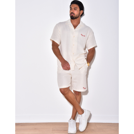 Ensemble short et chemise "Less But Better" Ensemble short et chemise "Less But Better"