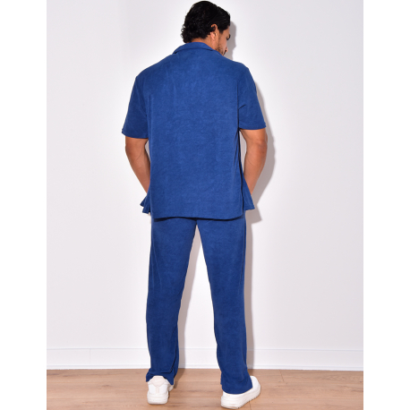 Ensemble chemise et pantalon en éponge Ensemble chemise et pantalon en éponge