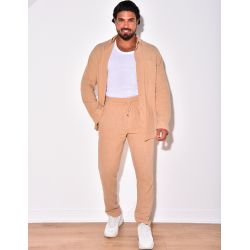 Ensemble pantalon et chemise en lin Ensemble pantalon et chemise en lin
