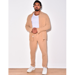 Ensemble pantalon et chemise en lin Ensemble pantalon et chemise en lin