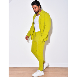 Ensemble pantalon et chemise en lin Ensemble pantalon et chemise en lin