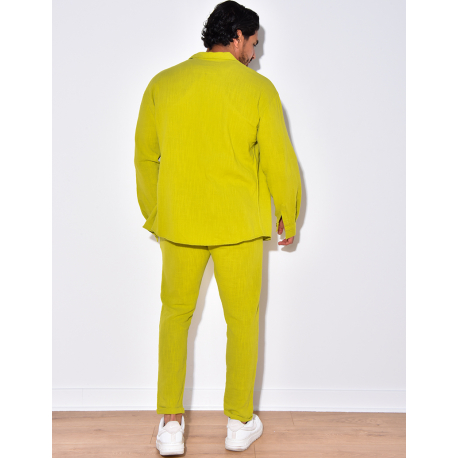 Ensemble pantalon et chemise en lin Ensemble pantalon et chemise en lin