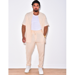 Ensemble chemise manches courtes et pantalon Ensemble chemise manches courtes et pantalon