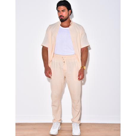 Ensemble chemise manches courtes et pantalon Ensemble chemise manches courtes et pantalon