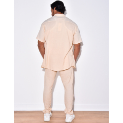 Ensemble chemise manches courtes et pantalon Ensemble chemise manches courtes et pantalon