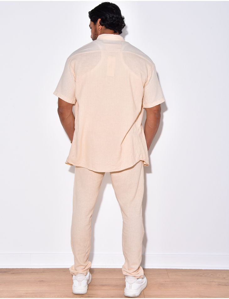 Ensemble chemise manches courtes et pantalon Ensemble chemise manches courtes et pantalon
