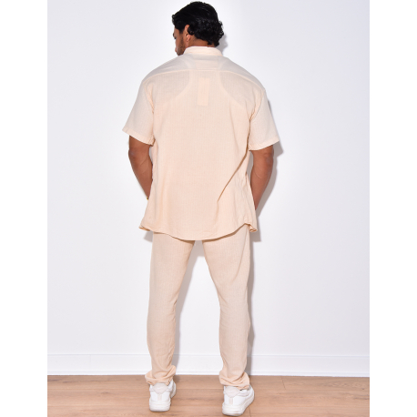Ensemble chemise manches courtes et pantalon Ensemble chemise manches courtes et pantalon