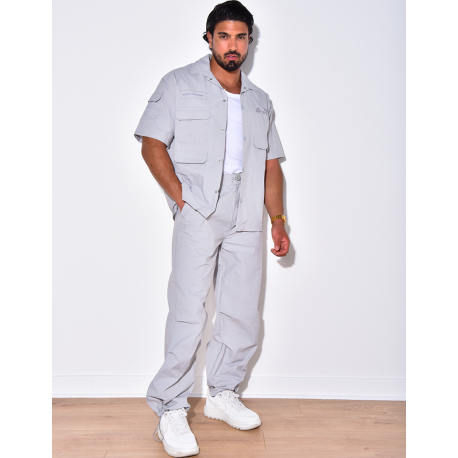 Ensemble chemise et pantalon parachute Ensemble chemise et pantalon parachute
