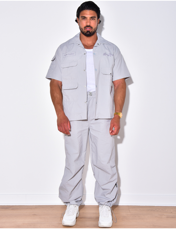 Ensemble chemise et pantalon parachute Ensemble chemise et pantalon parachute
