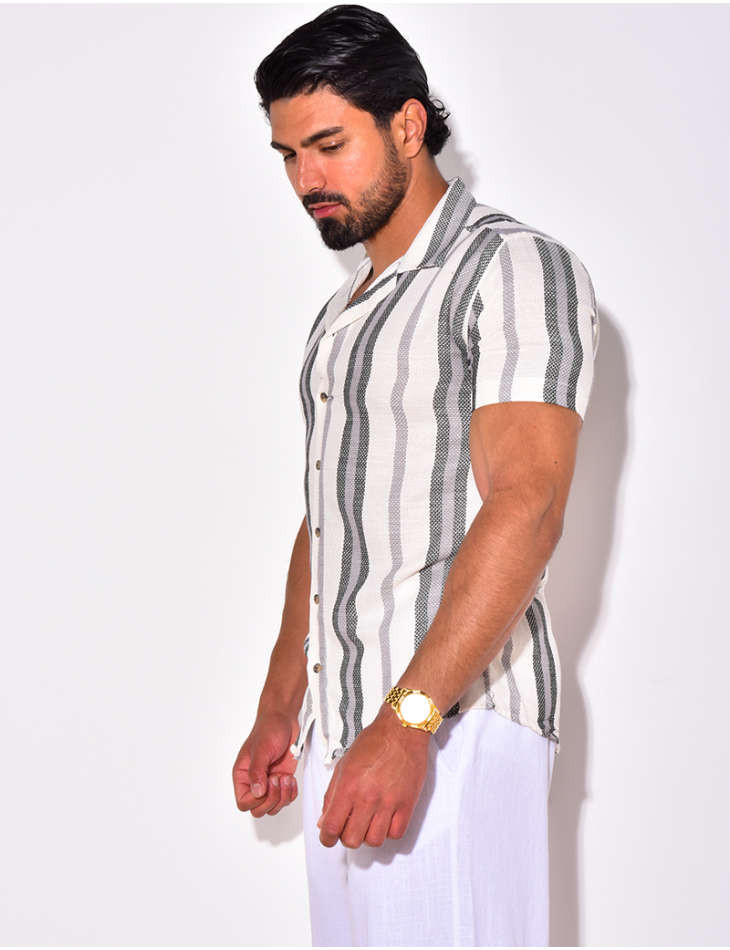 Chemise à rayures
