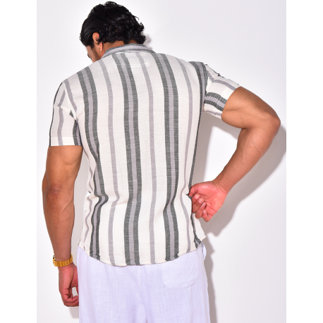Chemise à rayures