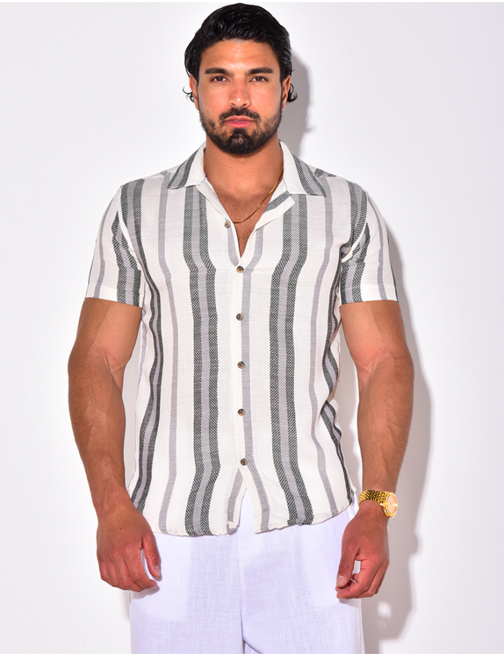 Chemise à rayures