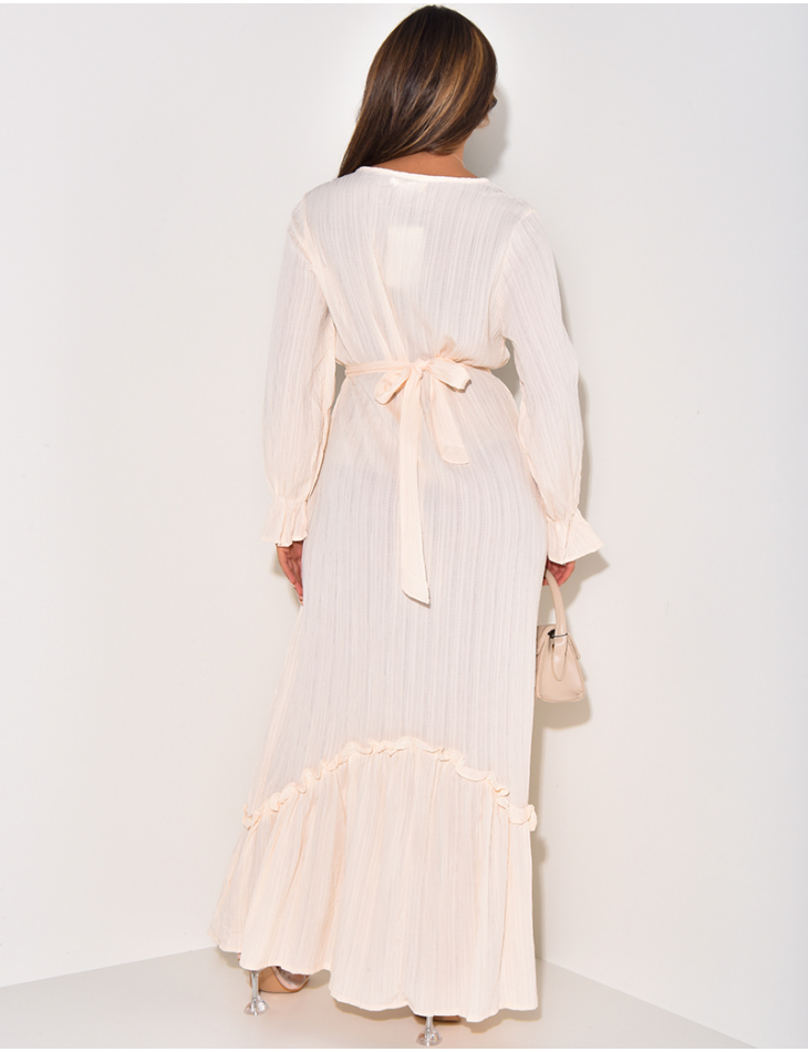 Robe fluide avec ceinture best sale