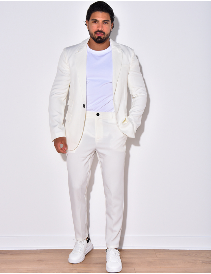 Ensemble de costume 2 pièces, veste et pantalon Ensemble de costume 2 pièces, veste et pantalon