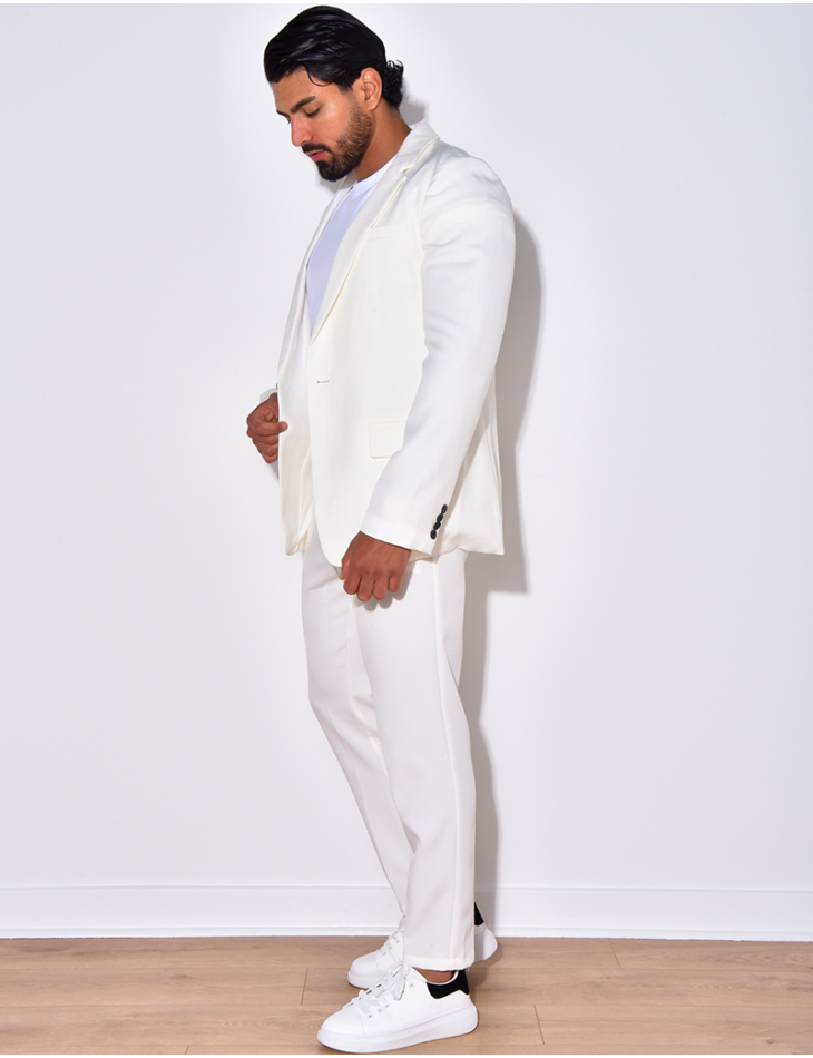 Ensemble de costume 2 pièces, veste et pantalon Ensemble de costume 2 pièces, veste et pantalon