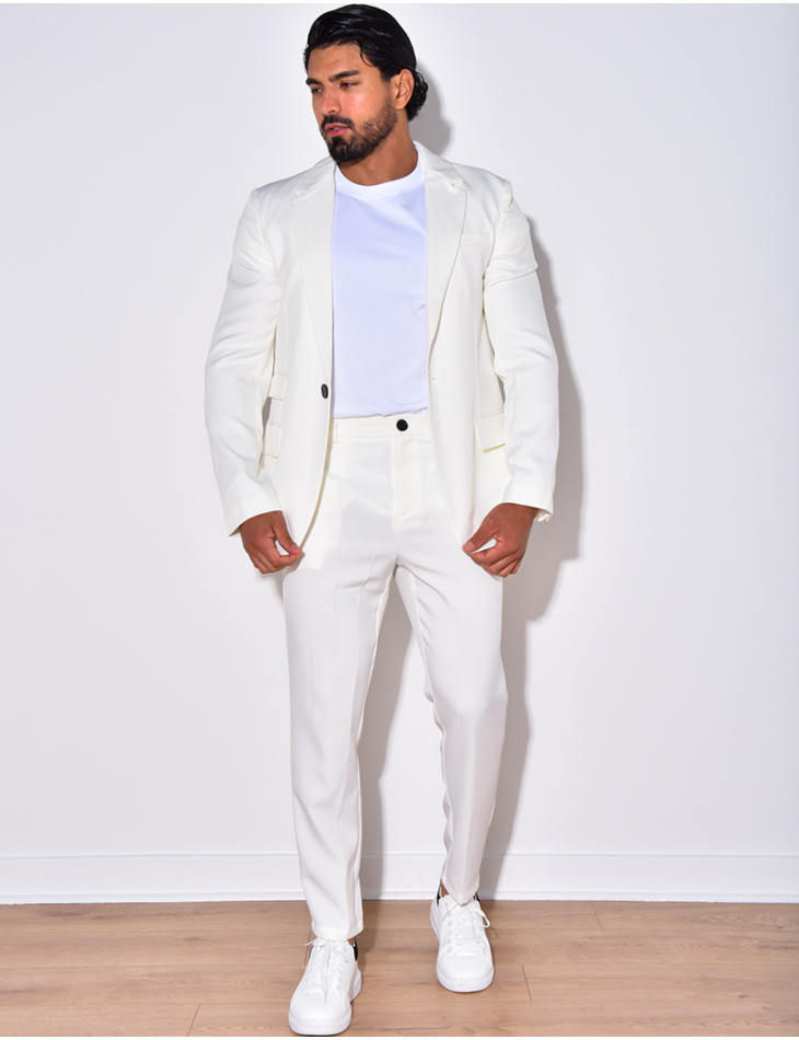 Ensemble de costume 2 pièces, veste et pantalon Ensemble de costume 2 pièces, veste et pantalon