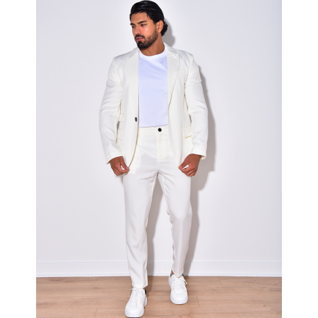 Ensemble de costume 2 pièces, veste et pantalon Ensemble de costume 2 pièces, veste et pantalon