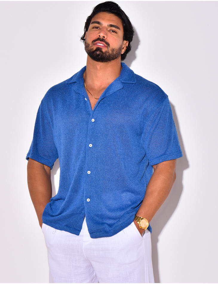 Chemise en maille ajourée Chemise en maille ajourée