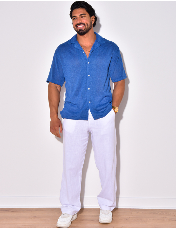 Chemise en maille ajourée Chemise en maille ajourée