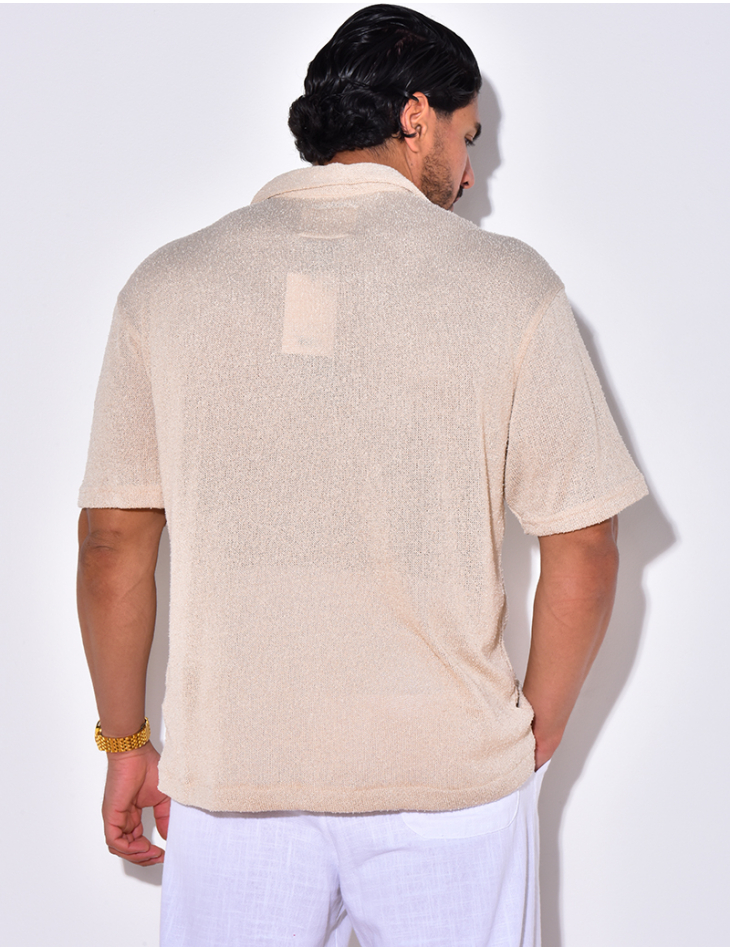 Chemise en maille ajourée Chemise en maille ajourée