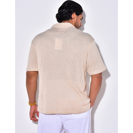 Chemise en maille ajourée Chemise en maille ajourée