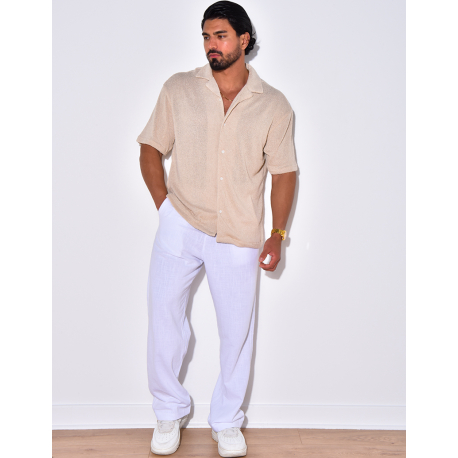 Chemise en maille ajourée Chemise en maille ajourée