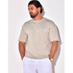 T-shirt uni chiné T-shirt uni chiné