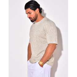 T-shirt uni chiné T-shirt uni chiné