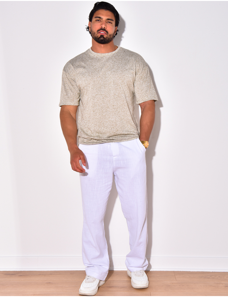 T-shirt uni chiné T-shirt uni chiné