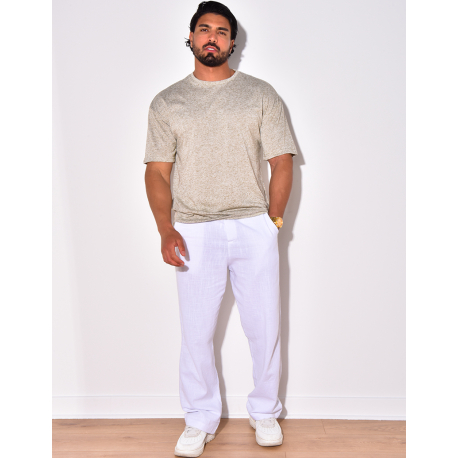 T-shirt uni chiné T-shirt uni chiné