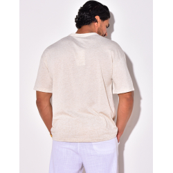 T-shirt uni chiné T-shirt uni chiné