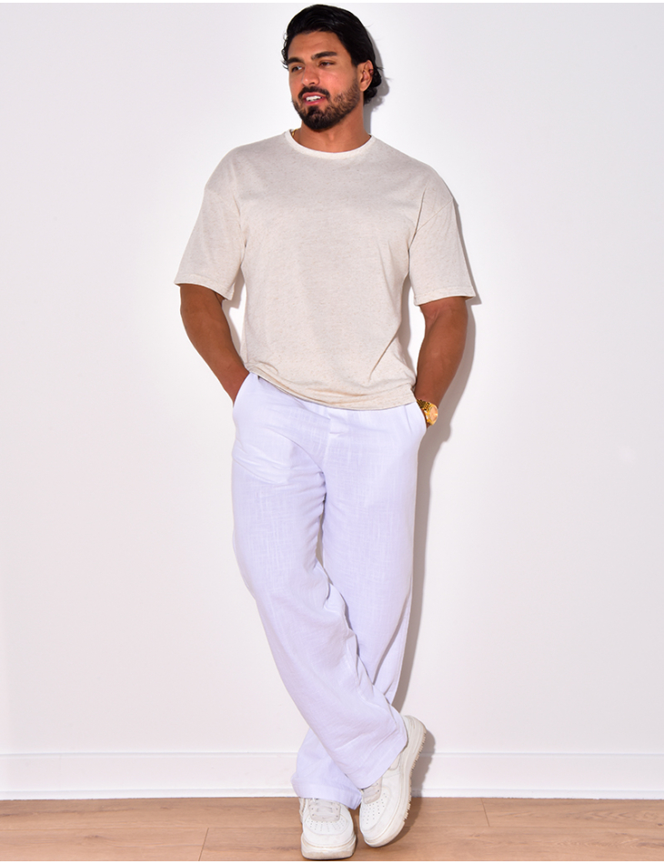 T-shirt uni chiné T-shirt uni chiné