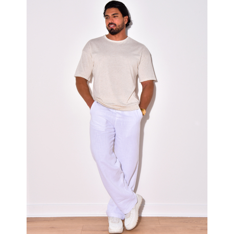 T-shirt uni chiné T-shirt uni chiné