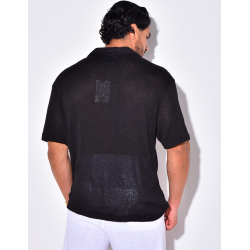 Chemise en maille ajourée Chemise en maille ajourée