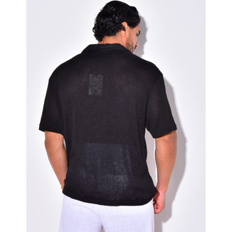 Chemise en maille ajourée Chemise en maille ajourée