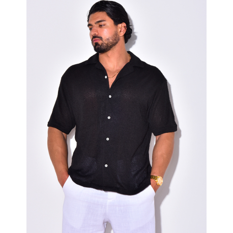 Chemise en maille ajourée Chemise en maille ajourée