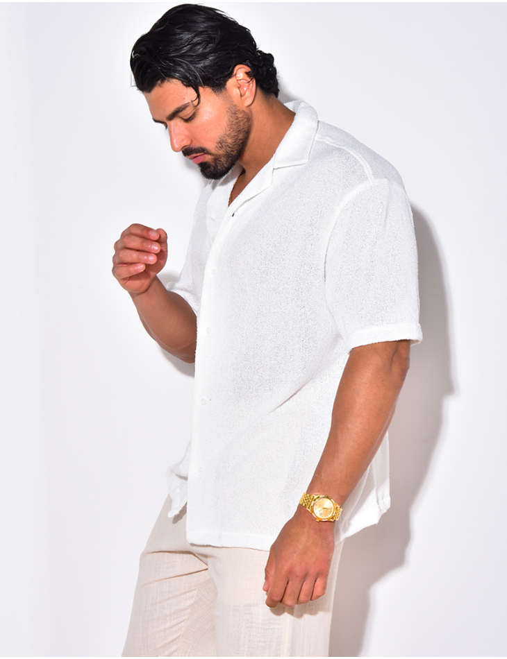 Chemise en maille ajourée Chemise en maille ajourée