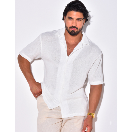 Chemise en maille ajourée Chemise en maille ajourée